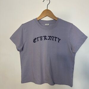 Sunday Best Lavender 'Eternity' Graphic Short Sleeve Tee